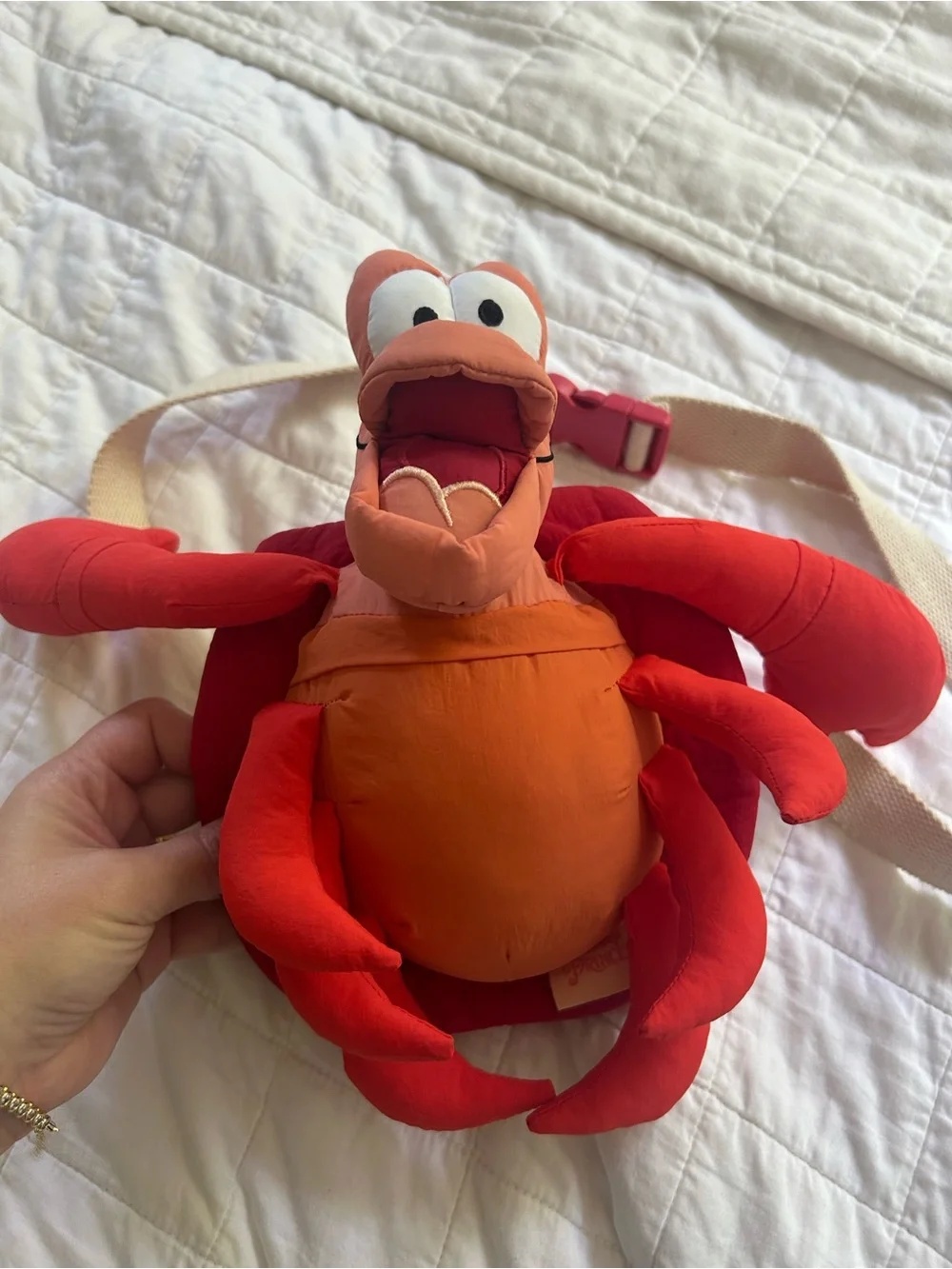 Zara x Disney little mermaid Sebastian purse bag